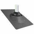 Light House Beauty 12 x 15.5 in. 4-in-1 Galvanized Base Roof Flashing  Gray LI3254543